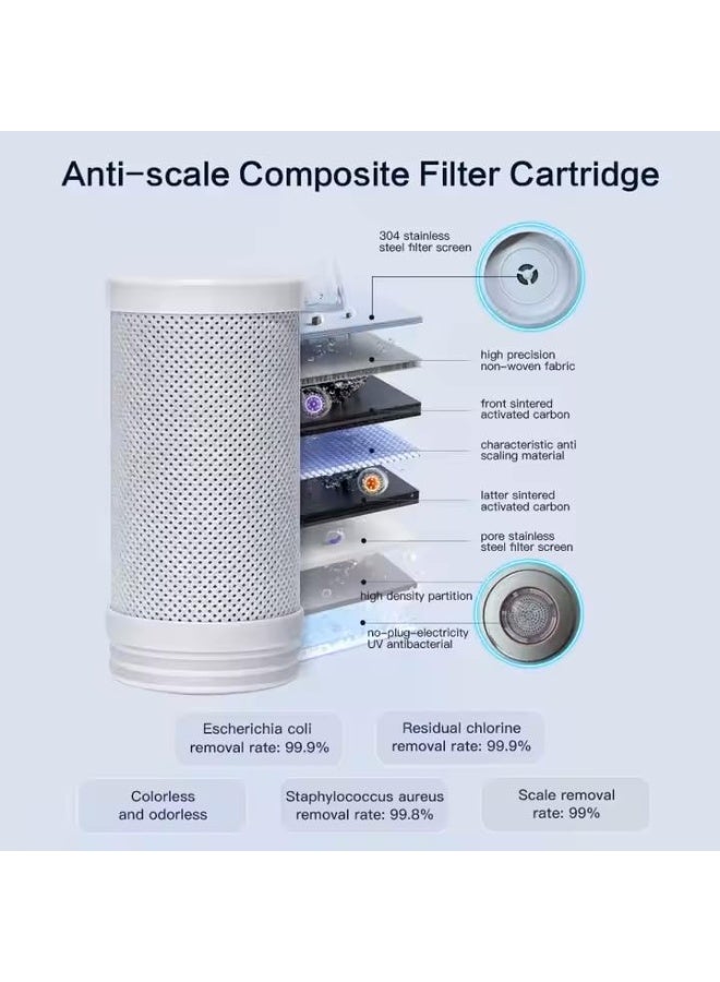 Bukela Smart Faucet Water Filter Featuring UV Sterilization, Chlorine Removal, And Real-Time Temperature Display. High Flow Rate Of 1 L/min, Scale-Resistant, 1,000-Liter Capacity. Suitable For Installation Under The Sink Or On The Countertop. - Image 5