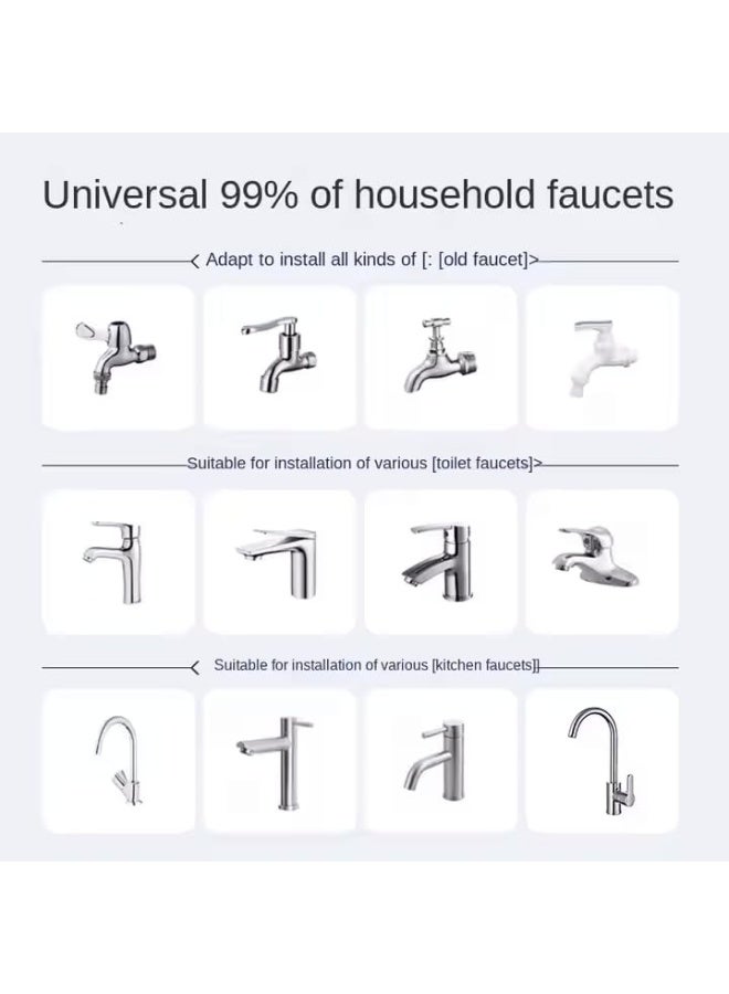 Bukela Smart Faucet Water Filter Featuring UV Sterilization, Chlorine Removal, And Real-Time Temperature Display. High Flow Rate Of 1 L/min, Scale-Resistant, 1,000-Liter Capacity. Suitable For Installation Under The Sink Or On The Countertop. - Image 2