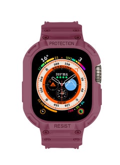 GULFLINK Band + Case Sports Wrist For Apple Watch 8 Ultra 49mm Purple  - Image 3