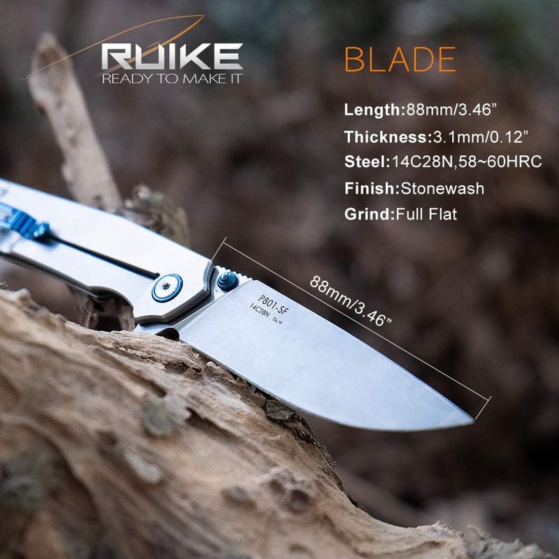 Ruike رويك - سكين قابل للطي P801-SF - Image 4
