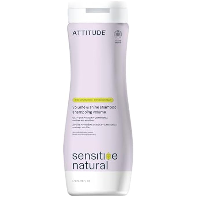 Attitude NAT SHAMPOO SOOTHING & VOLUMIZING CHAMOMILE, 473 ML, 16 FLUID OUNCE - Image 1