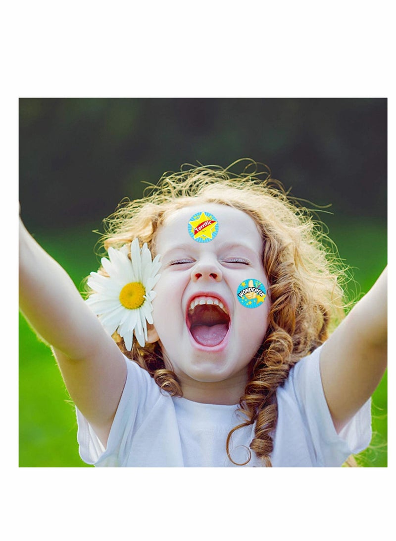 NIBEMINENT 1000 PCS Reward Stickers for Teachers, School Kids in 16 Designs, 1 Inch Animal with Assorted Designs for... - Image 4