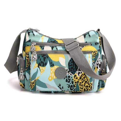 Hiflyer Crossbody Bags for Women Trendy, Crossover Bags for Women Cross Over Purse for Woman, Over Shoulder Purse Crossbody for Women (Urban jungle) - Image 1