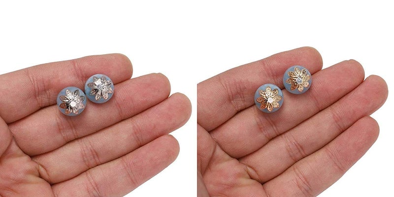 DIY Crafts Diy Crafts 16521 Mm Silver Lotus Flower Metal Loose Spacer Bead Caps Cone End Beads Cap Filigree for Diy Jewelry Finding Making, 8mm, 10mm (Multicolor)  - Image 5