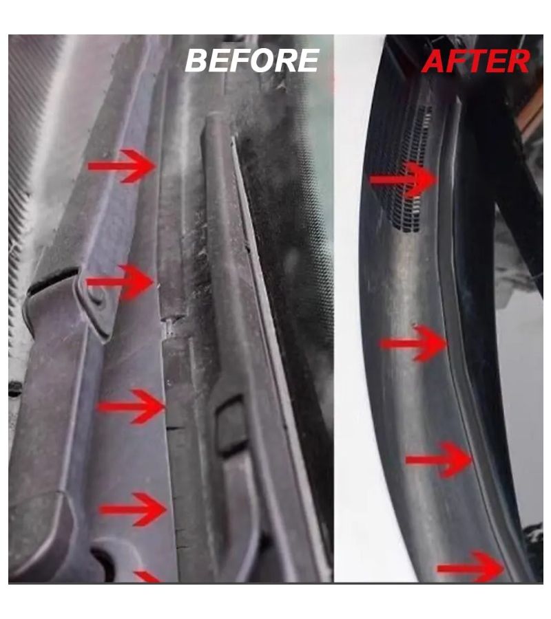 Black Car Windshield Moulding Seal Strip Dustproof Rubber Sealing Sticker for Dashboard - Image 4