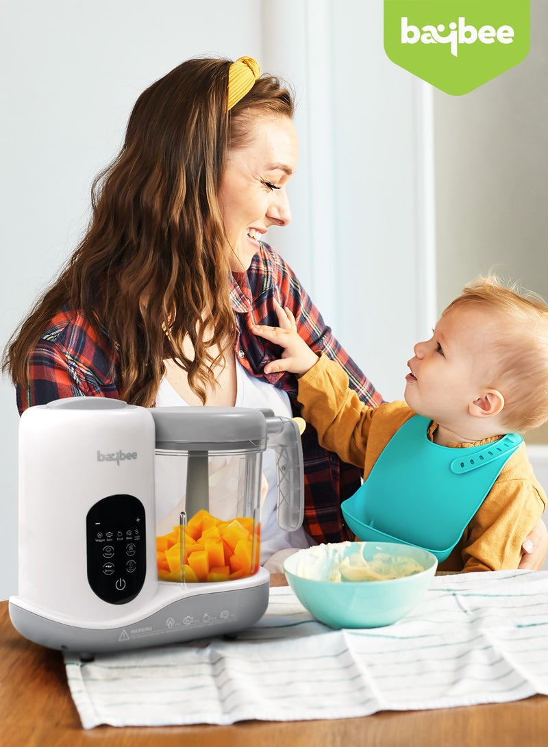 BAYBEE Blenzy 5 in 1 Electric Baby Food Processor for Baby Food Maker with Steamer, Chopper & Grinder | Portable Baby Food Blender with Self Cleans & Touch Screen Control Baby Food Blender for Baby - Image 2