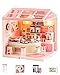 Kisoy DIY Miniature House Kit BeginnerFriendly Tiny House Model with LED Light Craft Gift for Home Decor Teens AdultsMilk Tea Shop - Image 2