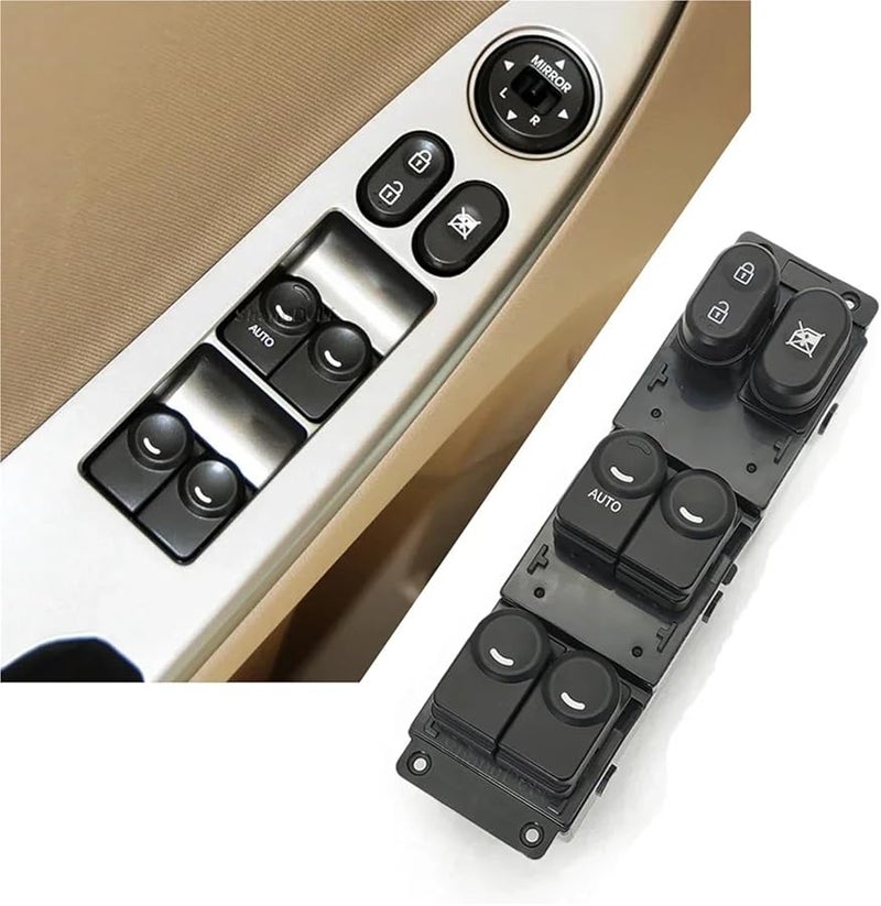 مفتاح نافذة الطاقة لسيارة هيونداي أكسنت فيرنا سولاريس 2010-2016 زر النافذة الكهربائية - Image 1