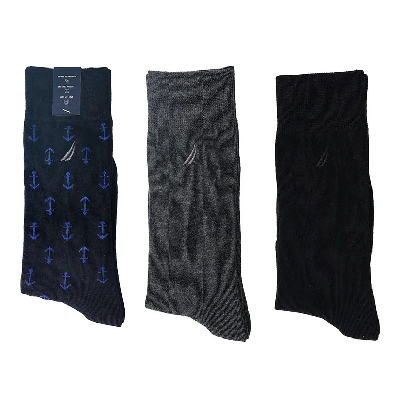 NAUTICA Nautica Men's Crew 3 Pairs Socks