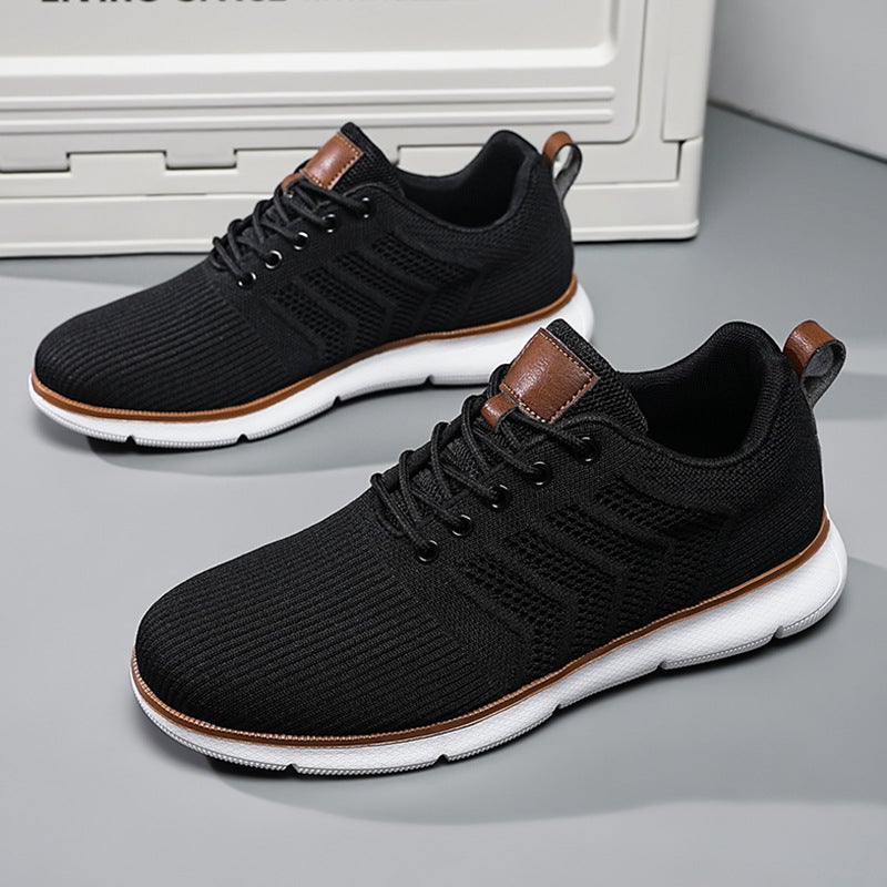 Men's Summer Flyknit Mesh Breathable Casual Sports Shoes - Image 1