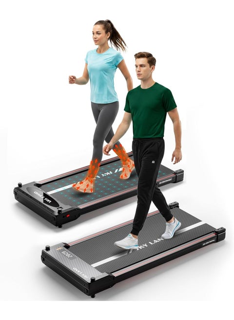 SKY LAND 2-in-1 Walking Pad with Massager Pad, 2HP Peak Motor, LED Display, Remote Control, Dual-Side Design for Walking & Massage, Compact Slim Treadmill for Home & Office, 100KG Capacity, EM-1309 image 8