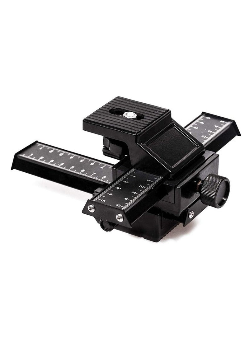 Rubik 4 Way Macro Focusing Rail Slider for Close-up Shooting Compatible with Canon Sony Pentax Nikon Olympus Samsung and other Digital Camera with 1/4" Screw Hole  - Image 4