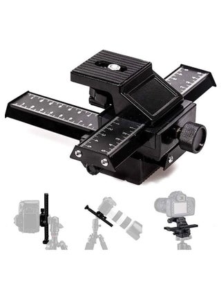 4 Way Macro Focusing Rail Slider for Close-up Shooting Compatible with Canon Sony Pentax Nikon Olympus Samsung and other Digital Camera with 1/4" Screw Hole - pzsku/Z779C980D5BBE6E55EEB8Z/45/_/1688985947/60604a2b-ec25-435e-a53f-21bda42449db