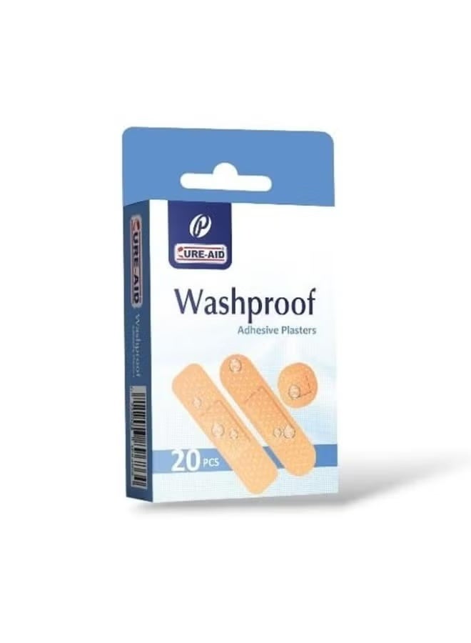 ضمادات لاصقة مقاومة للغسل - ٢٠ قطعة