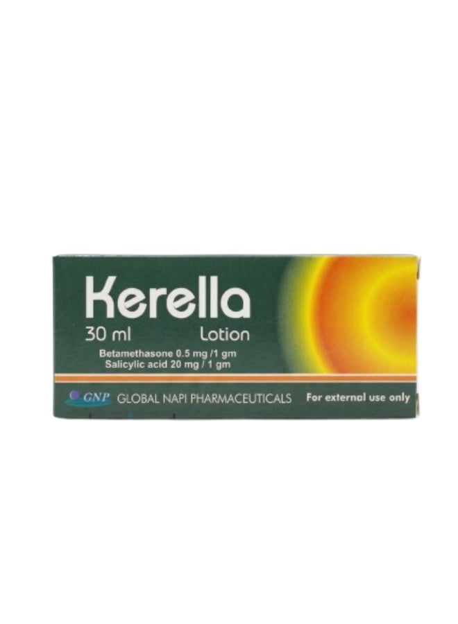 GNP Kerella Scalp Lotion with Salicylic Acid & Betamethasone for Severe Dandruff Treatment - 30ml - Image 1