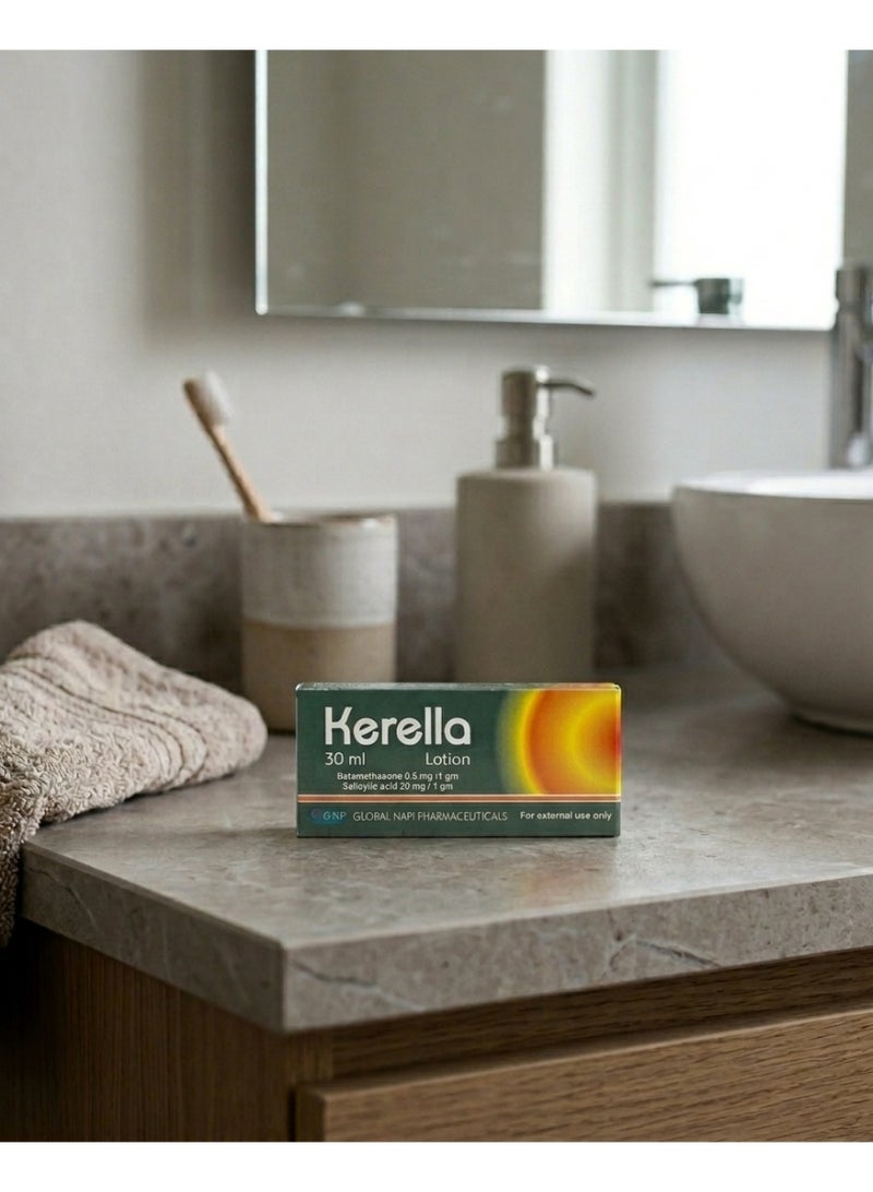 GNP Kerella Scalp Lotion with Salicylic Acid & Betamethasone for Severe Dandruff Treatment - 30ml - Image 5