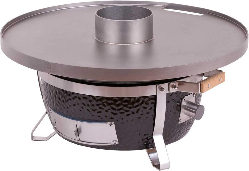 MONOLITH BBQ Guru Icon Fire Plate - 6 mm Thick Steel Griddle Plate for Monolith Icon and Junior Pro Series 2.0 - Image 2