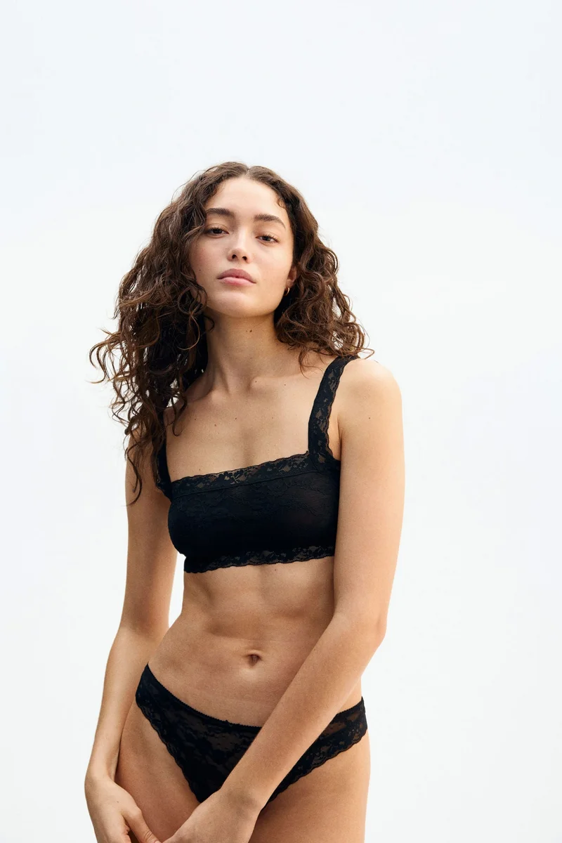 اتش اند ام حمالة صدر من الدانتيل الناعم