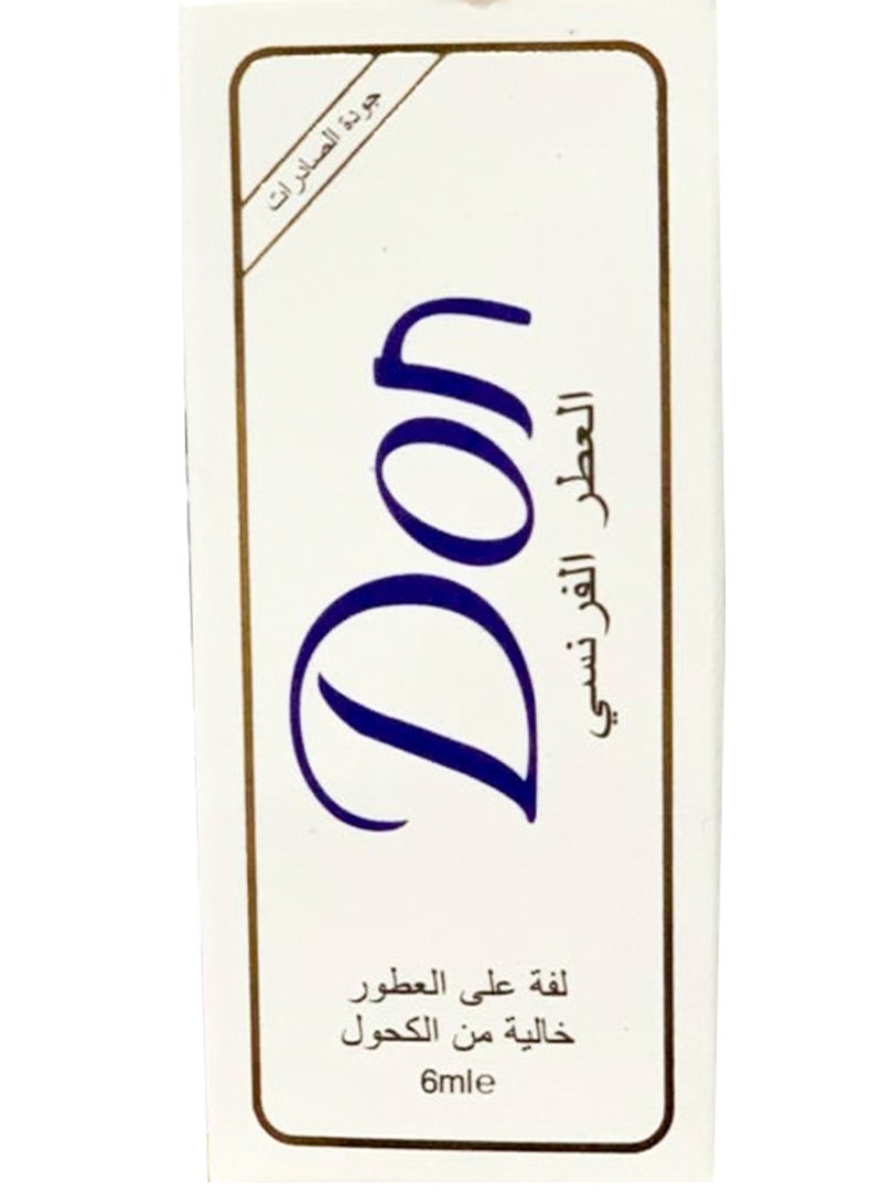 دون دون عطر فرينش فراجرانس رول أون من الكحول - 6 مل - Image 2