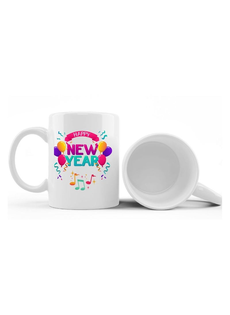 PRINTSHOP4ME Happy New Year Design Printed With New Year Theme Ceramic Coffee Mug Suitable Gift For Family/Friends And Special Person  - Image 4
