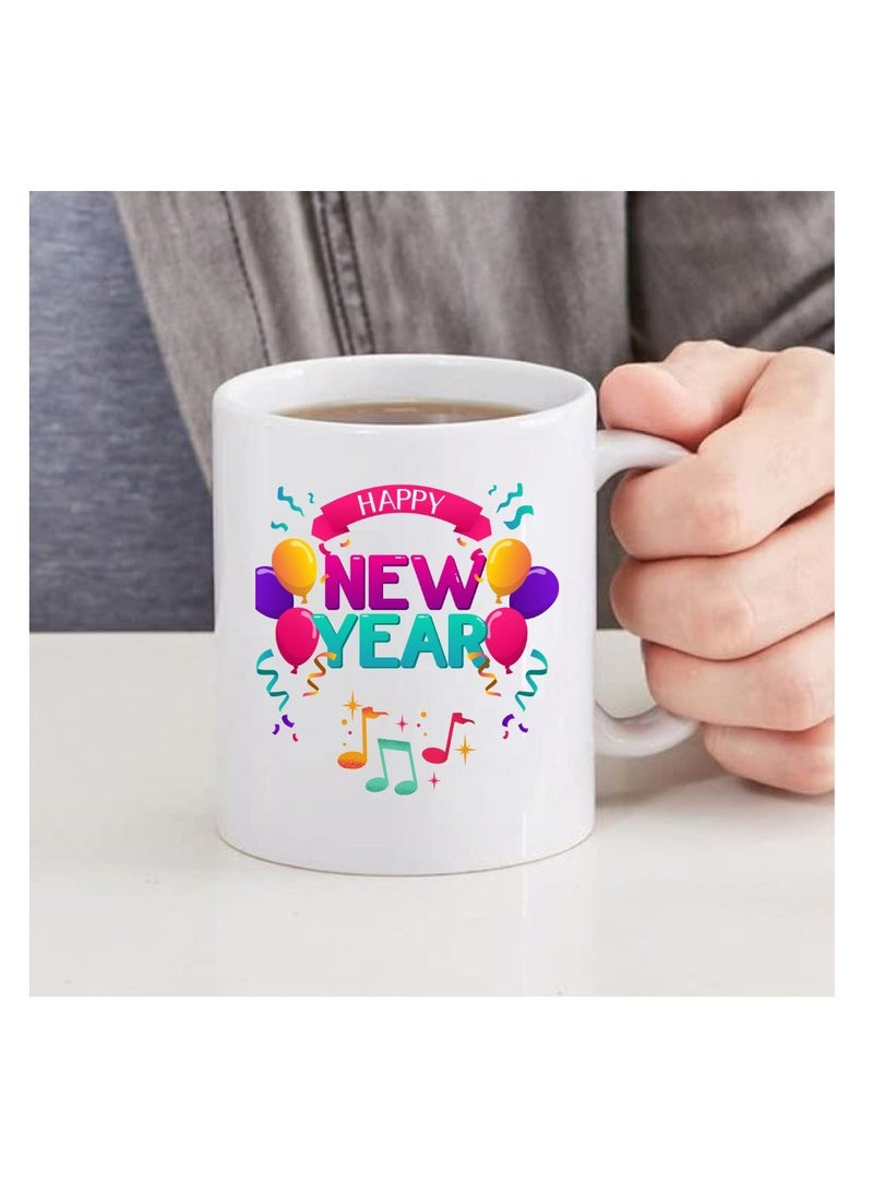 PRINTSHOP4ME Happy New Year Design Printed With New Year Theme Ceramic Coffee Mug Suitable Gift For Family/Friends And Special Person  - Image 5