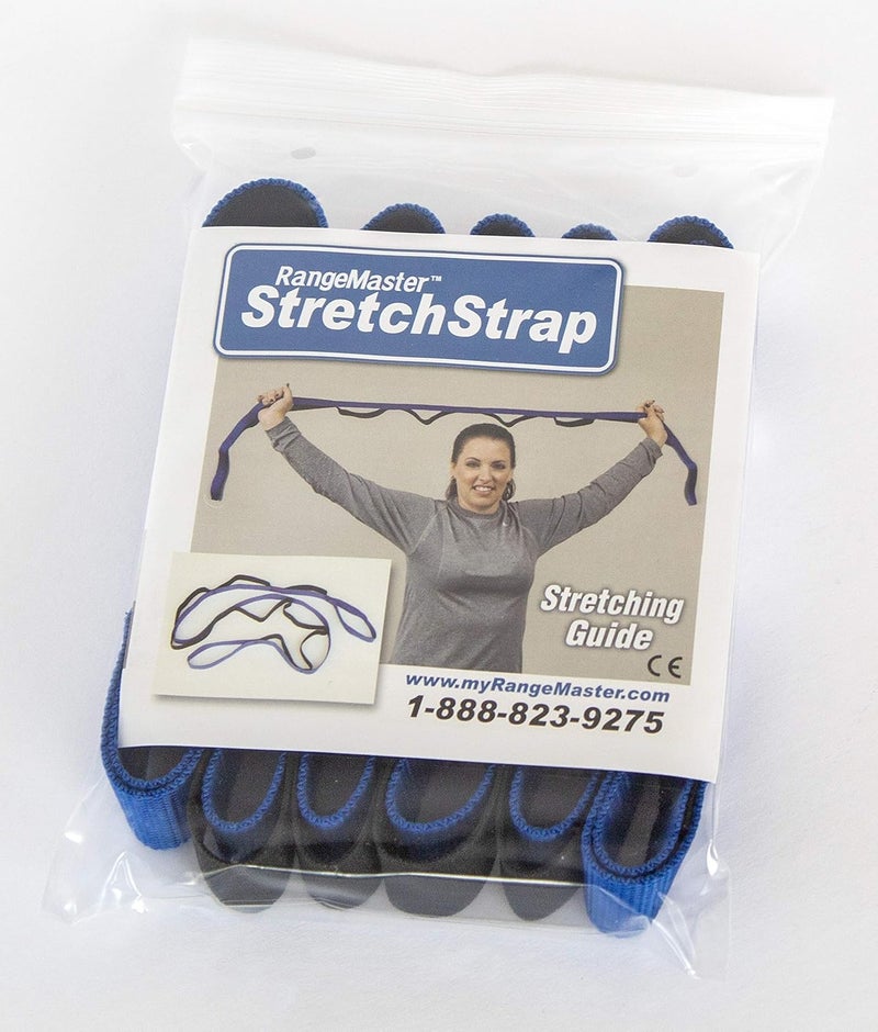 RangeMaster Stretch Strap with Exercise Guide│ Versatile Multi-Loop Strap Perfect for Yoga, Pilates, and Physical Therapy │ Portable │ Helps Improve Flexibility - Image 2