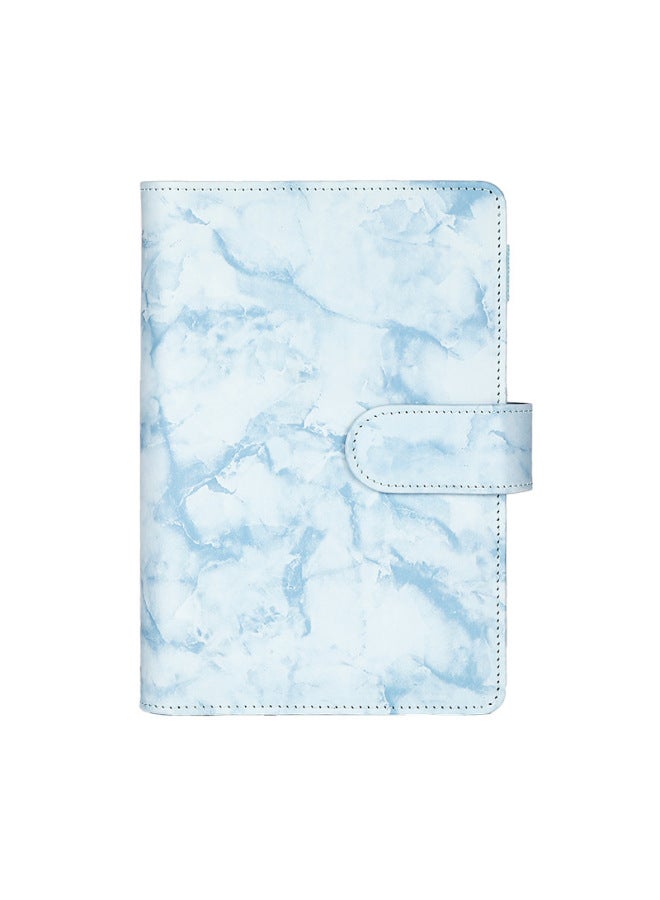 Dimension Stationery Korea Girl's Heart Macaron Loose-leaf Notebook Pu Hand Account Book Notebook Hand Account Book Travel Book - Image 1