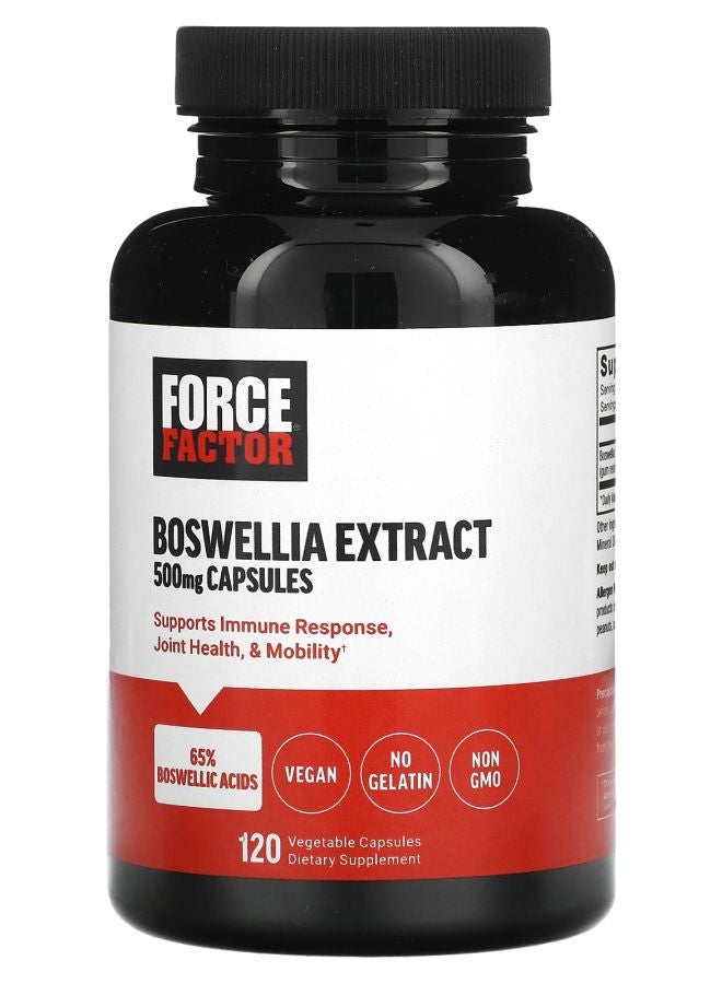 Force Factor Boswellia Extract 500 mg 120 Vegetable Capsules