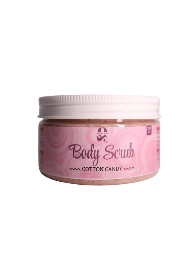 Glow Light Natural Radiance Body Scrub 250g Cotton candy Body Scrub - Image 3