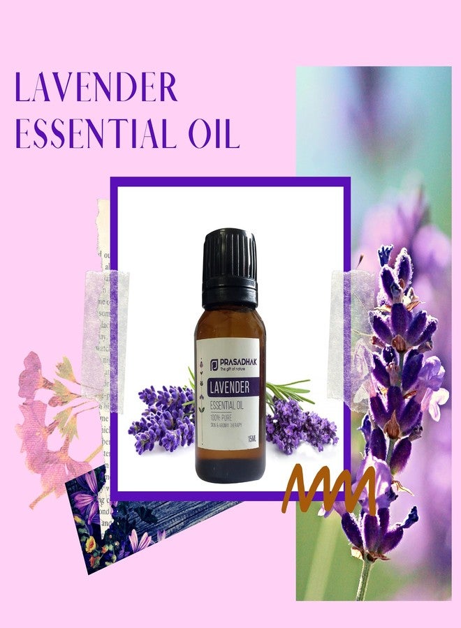 PRASADHAK Lavender Essential Oil | 100% Pure And Natural | 15 ml - Image 4