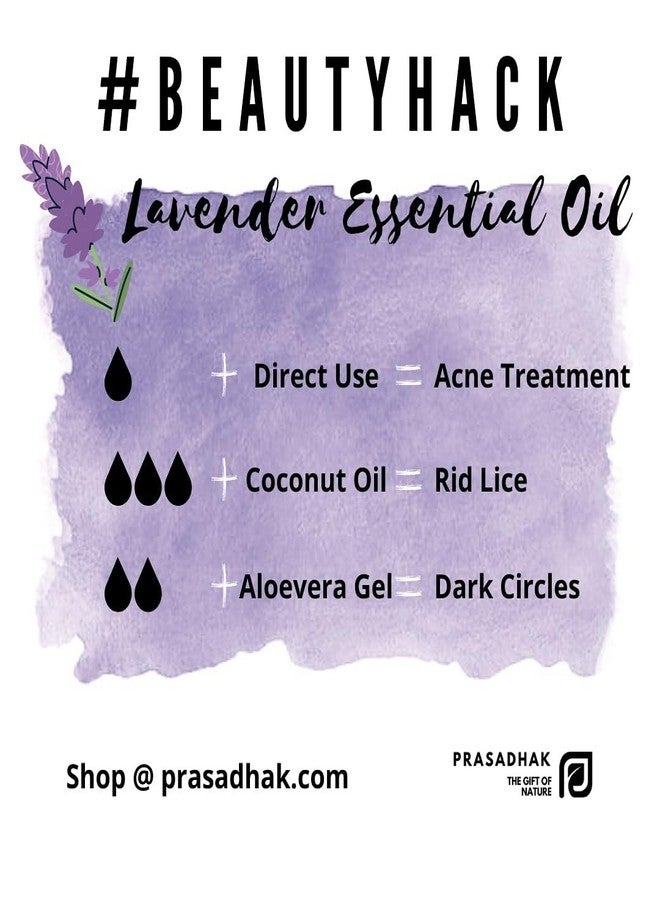 PRASADHAK Lavender Essential Oil | 100% Pure And Natural | 15 ml - Image 3