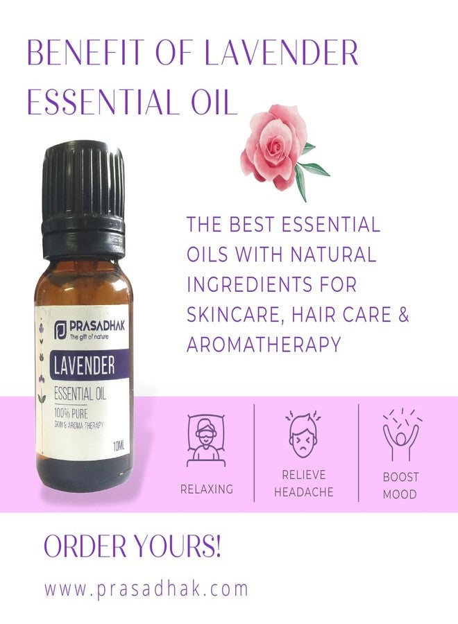 PRASADHAK Lavender Essential Oil | 100% Pure And Natural | 15 ml - Image 2