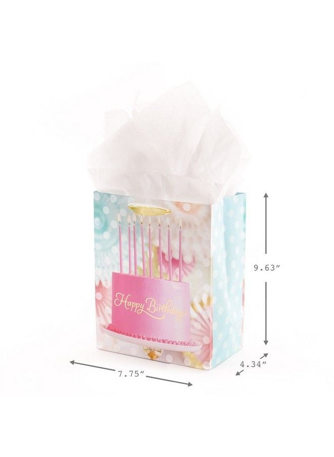 Hallmark - Assorted Birthday Gift Bag Bundle With Tissue Paper (1 Medium And 2 Large Bags Gold And Pink) - Image 1