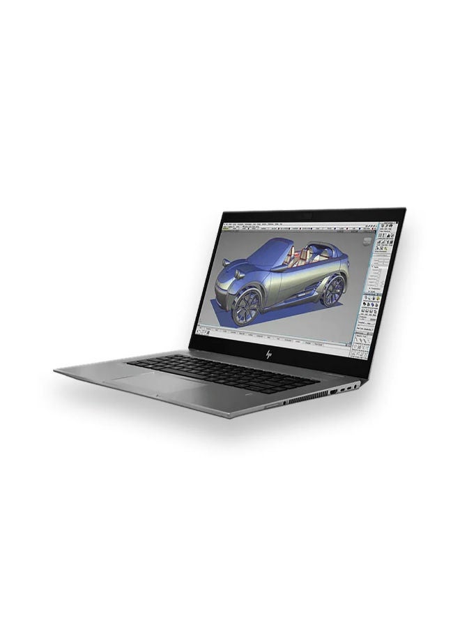 HP لابتوب HP ZBook Studio 15 G5، معالج Intel Core i7-8750H، 512GB SSD، 16GB RAM، NVIDIA Quadro P1000 4GB، شاشة FHD بحجم 15.6 بوصة، ويندوز 10 برو - فضي (مجددة)، درجة A، ضمان 6 أشهر - Image 3