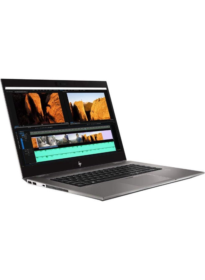 HP لابتوب HP ZBook Studio 15 G5، معالج Intel Core i7-8750H، 512GB SSD، 16GB RAM، NVIDIA Quadro P1000 4GB، شاشة FHD بحجم 15.6 بوصة، ويندوز 10 برو - فضي (مجددة)، درجة A، ضمان 6 أشهر - Image 4
