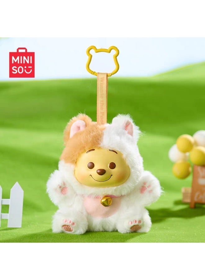 MINISO x Disney Winnie the Pooh Naughty Party Collection Vinyl Plush Keychain Blind Box, Full Display Set of 9 Sealed Mystery Boxes, Character Collectible for Display and Gifting - Image 2