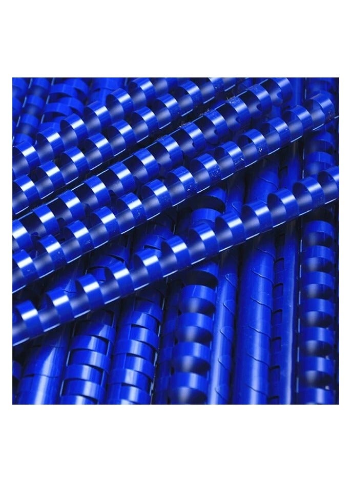 PARTNER 38MM Plastic Binding Combs Blue 50 Pieces  - Image 1