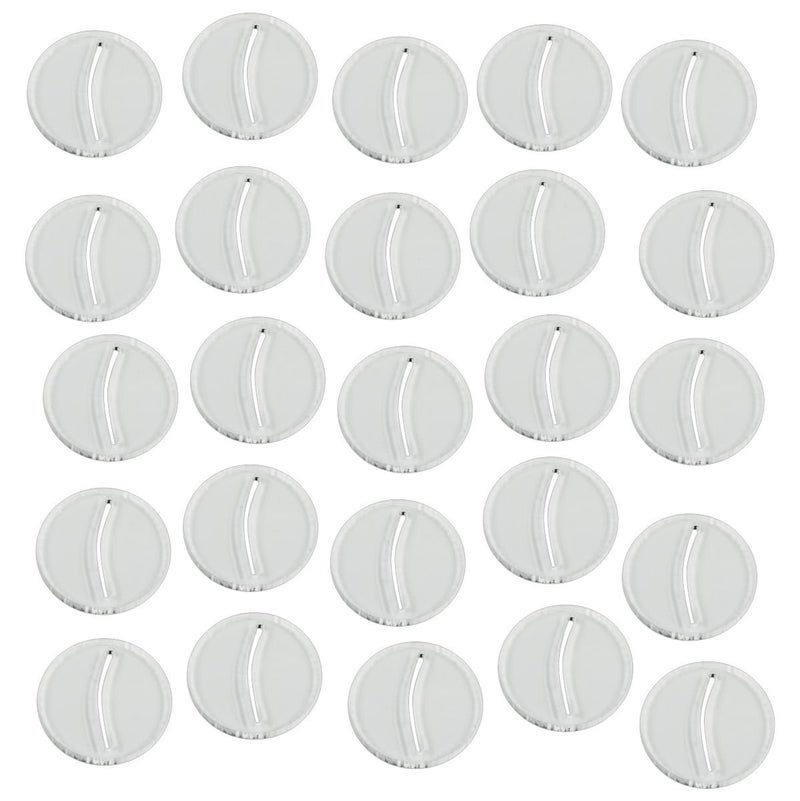 LITKO Paper Miniature Bases | Slotted Paper Figure Holder | Compatible with Dungeons and Dragons | Game Card Stands (3mm Clear Acrylic, 25mm) - Image 5