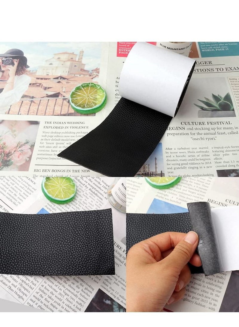 Generic Leather Repair Tape Patch Kit Black 3 x 60 inch Self Adhesive for Furniture Couch Sofa Car Seats Computer Chair Vinyl - Image 5