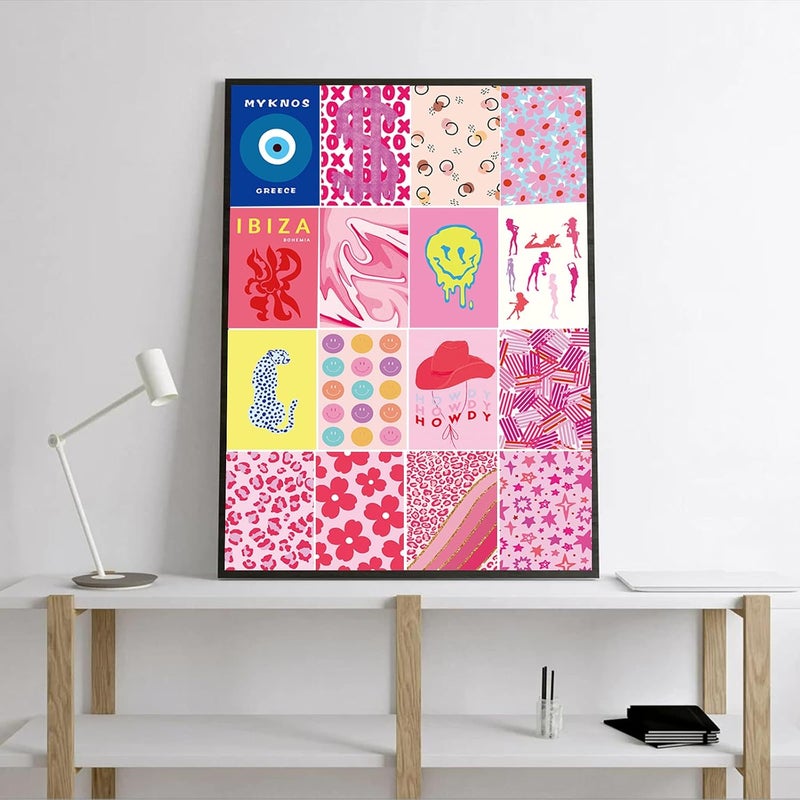 KBKBART 70pcs Preppy Aesthetic Wall Collage Kit - Image 5