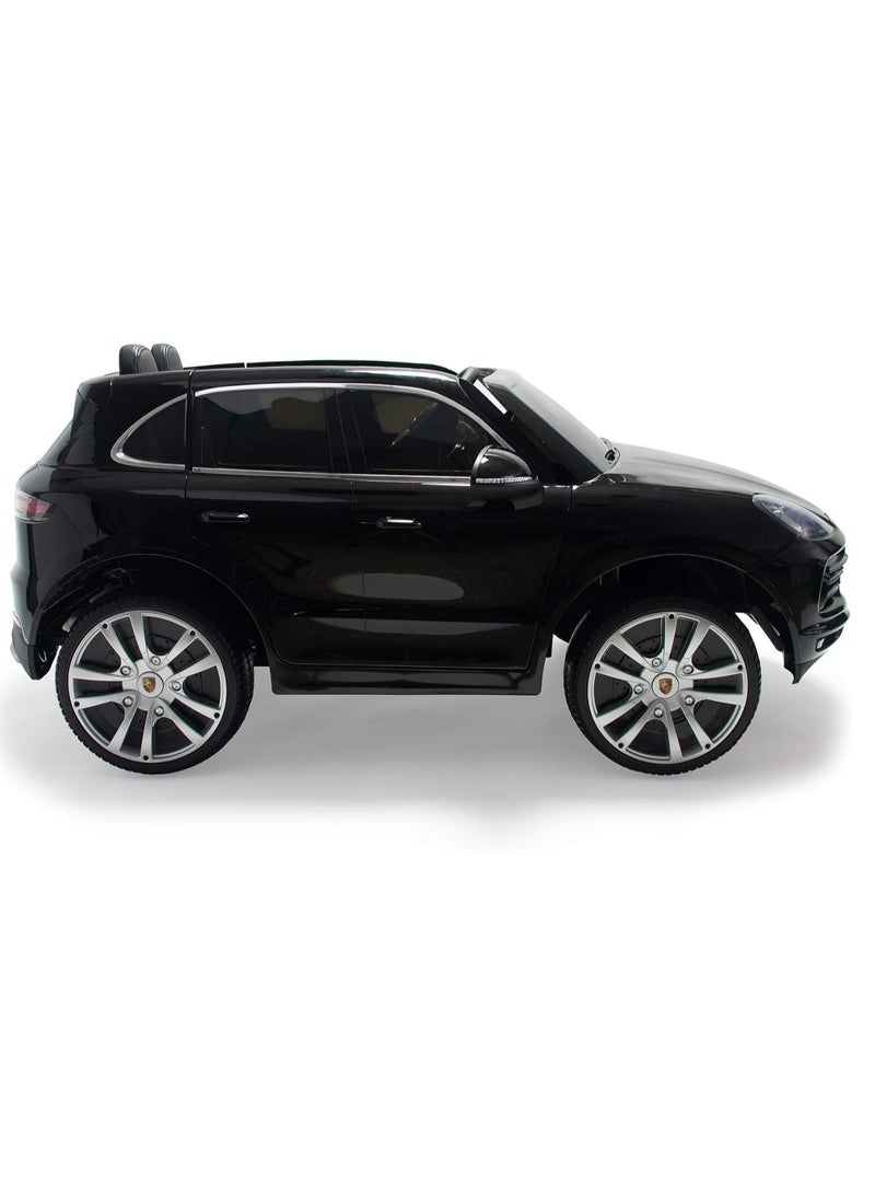 Porsche Battery Powered Electric, for Kids 3 to 5 Years, 12V Battery, with Pedal Accelerator, Remote Control, 2 Speeds and Reverse, Max. Speed 6 Km/h, Colour Black - Image 1