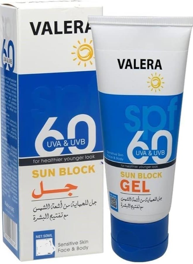 Valera Sunblock Gel SPF 60 50 ml