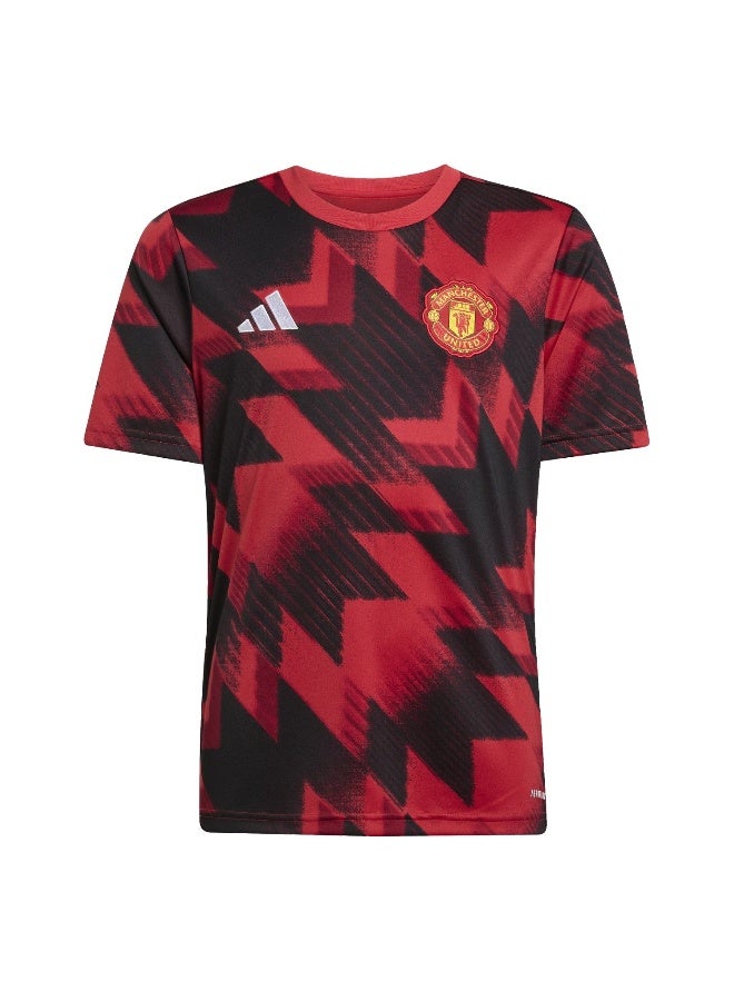Adidas Mufc Preshi Y Red Football Jerseys For Junior 7-8Y - Image 1