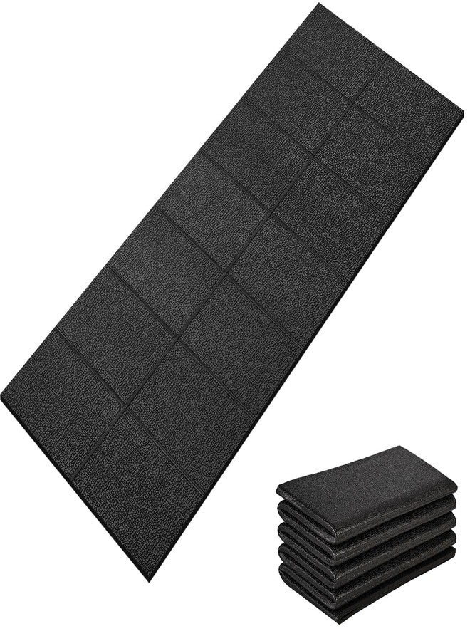 WERCHO Treadmill Mat 68"x24", WERCHO Foldable Walking Pad Mat for Carpet Hardwood Floors 4mm Heavy-Duty Exercise Equipment Mat for Treadmil Pad,Spin Bike, Elliptical Trainer, Home, Gym - Image 1