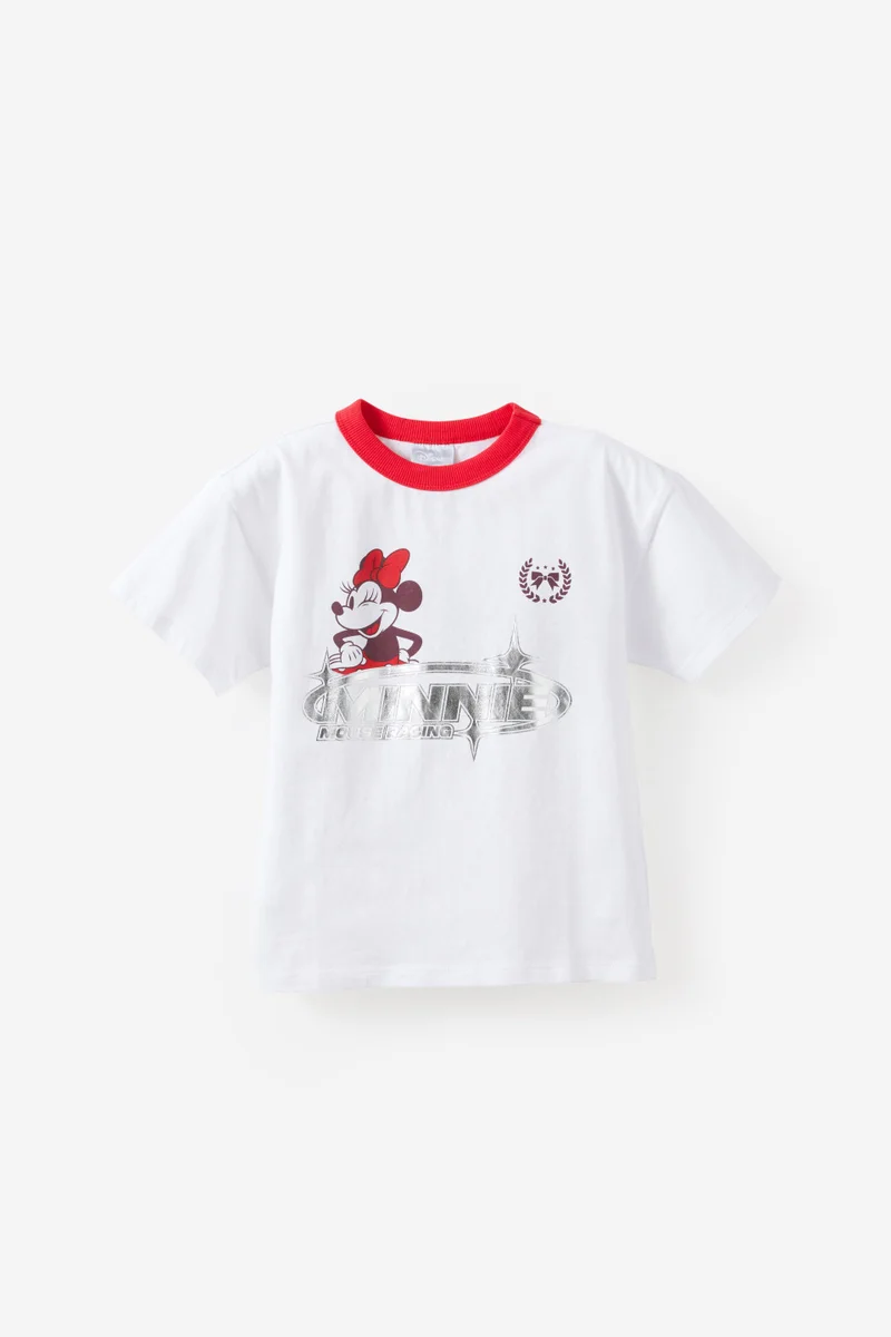 Cotton On Mickey & Minnie Disney Drop Shoulder Short Sleeve Tee
