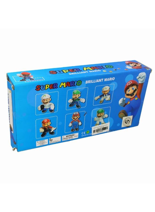 Brilliant Mario Gold Car & Super Mario Figures - Image 2