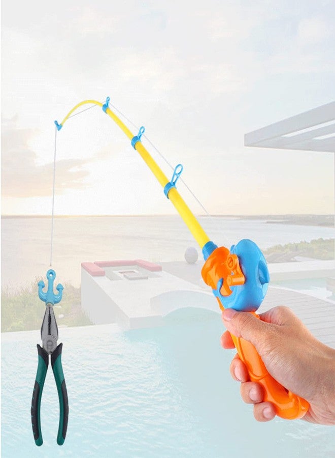 Timisea 3 Pcs Fishing Rod Pole Pool Toy, Magnetic Fishing Game for Toddler Kids, Baby Bath Toy, Educational Learning Toys, Bathtime Toys for Boys, Plastic Floating Fish Fishing Pool Toy for Kids - Image 2