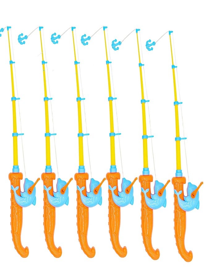 Timisea 3 Pcs Fishing Rod Pole Pool Toy, Magnetic Fishing Game for Toddler Kids, Baby Bath Toy, Educational Learning Toys, Bathtime Toys for Boys, Plastic Floating Fish Fishing Pool Toy for Kids - Image 3