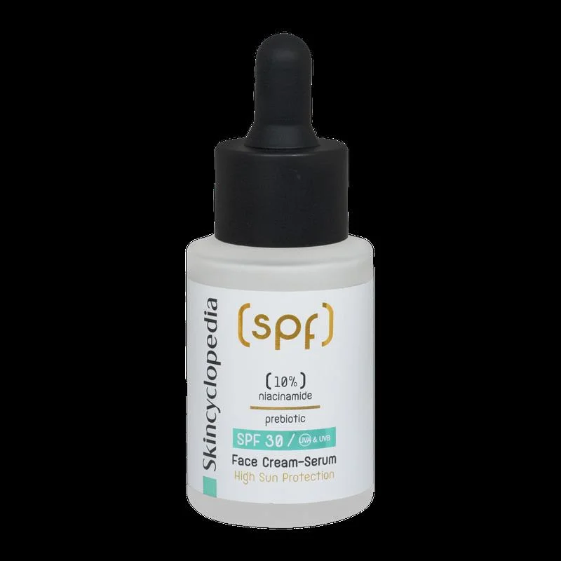 Skincyclopedia سكين سيكلوبيديا واقي شمسي بعامل حماية  كريم سيروم مضاد للبقع  مل