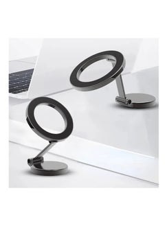 Devon Magnetic Car Phone Holder with 270 Degree Rotation Foldable Support Compatible with iPhone Series Black  - Image 4